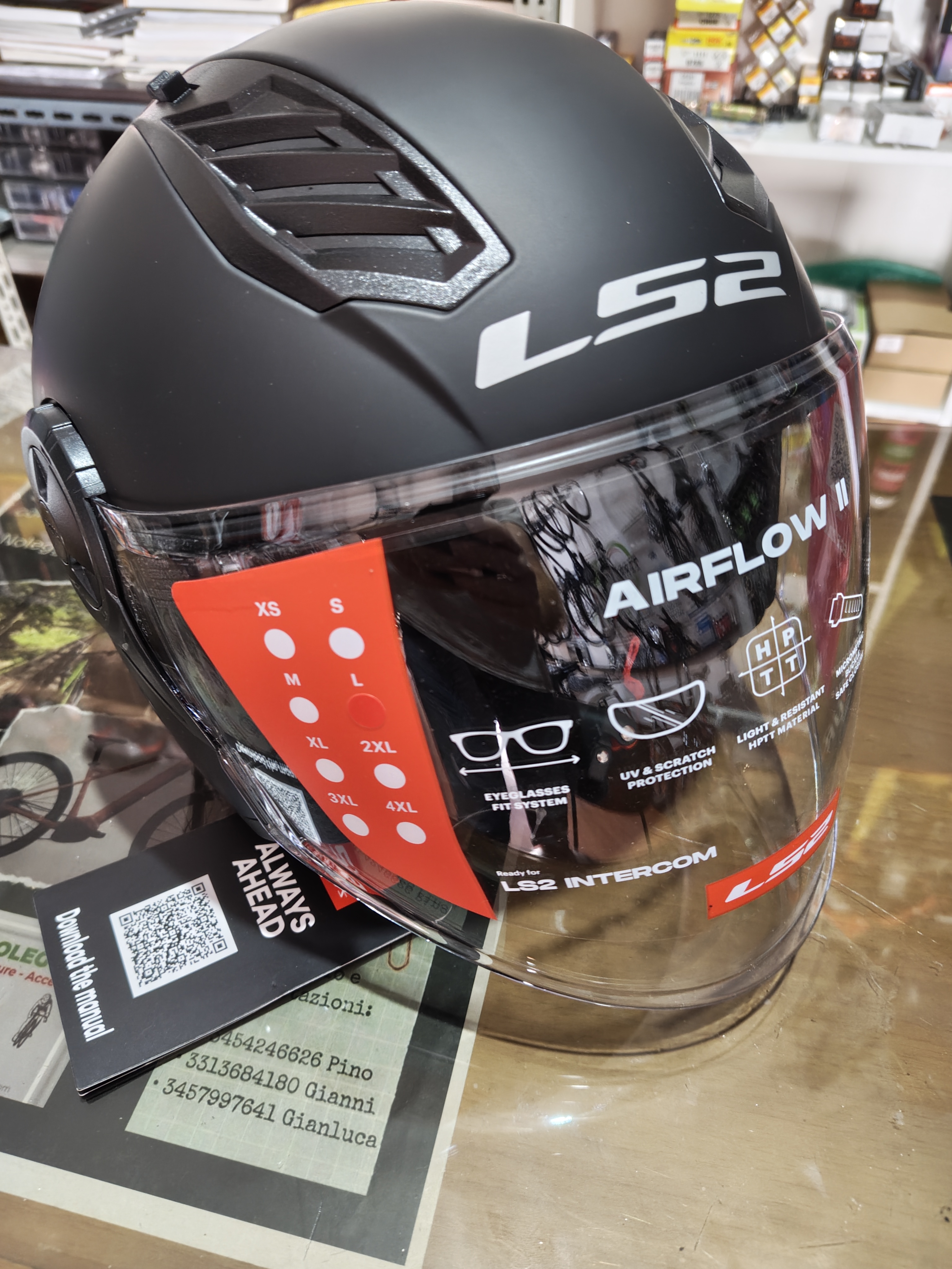 Casco LS2 Airflow II Matt Black