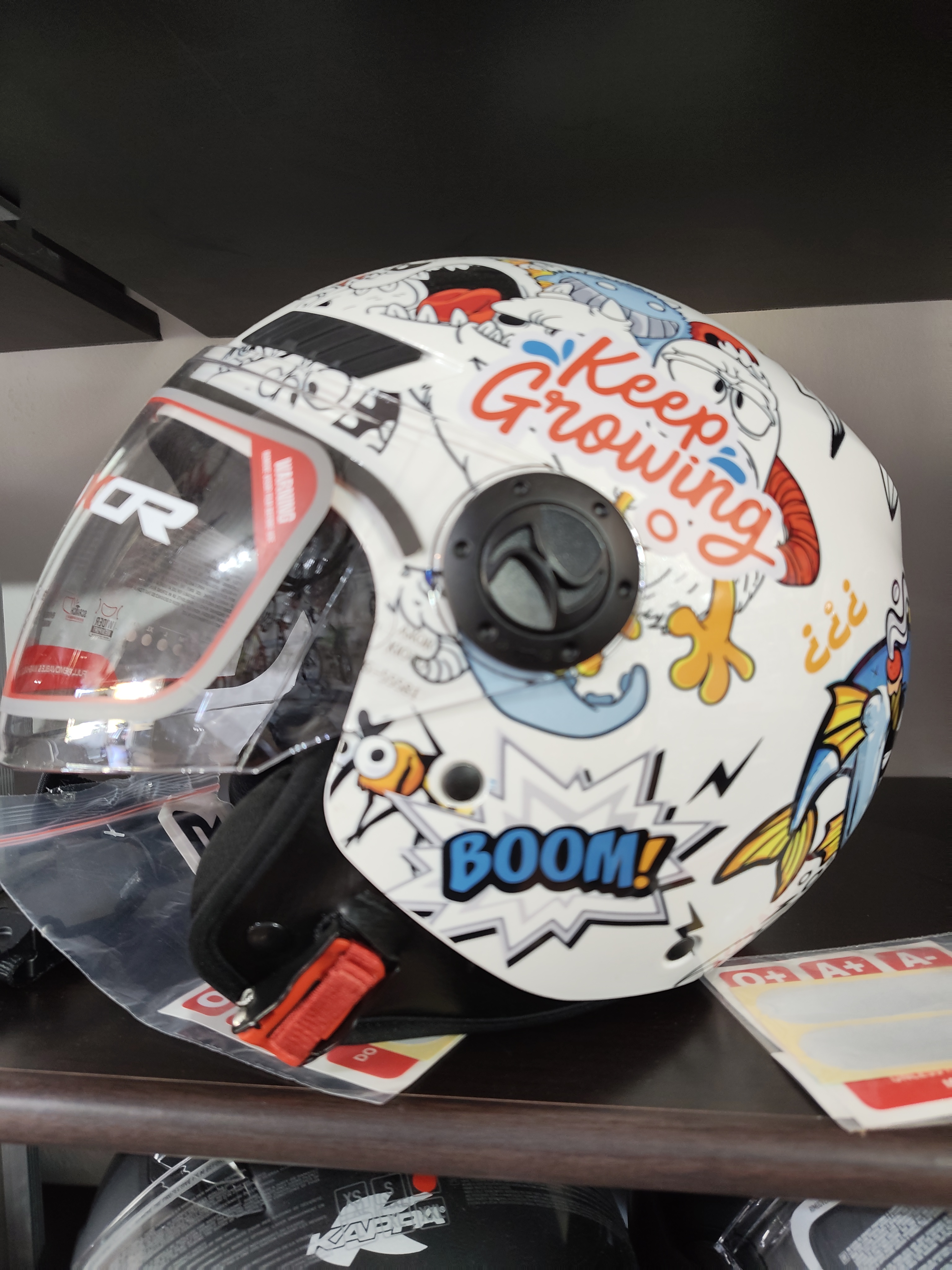Casco Axor Boom Kids white
